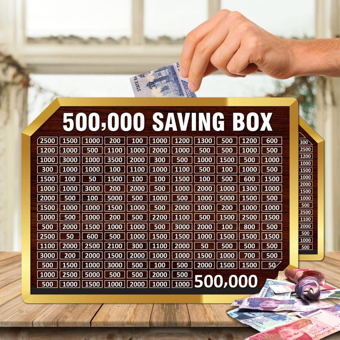 5 Lakh Savings Challenge Box – Rs. 500,000 Goal