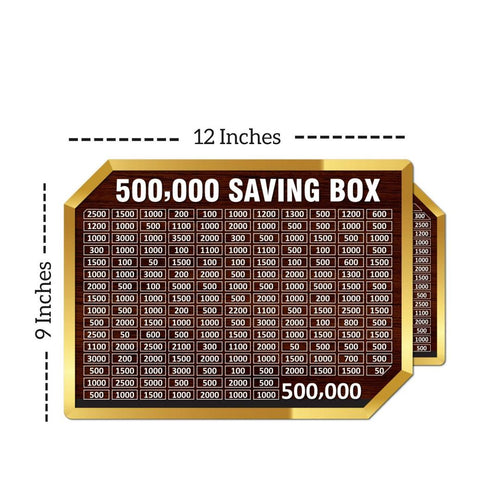5 Lakh Savings Challenge Box – Rs. 500,000 Goal