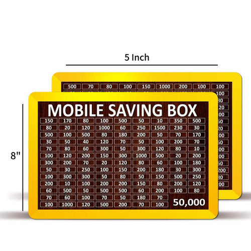50K Mobile Savings Challenge Box – Rs. 50,000 Goal
