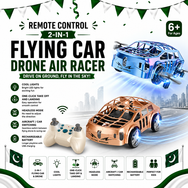 Remote Control 2-in-1 Flying Car Drone Air Racer