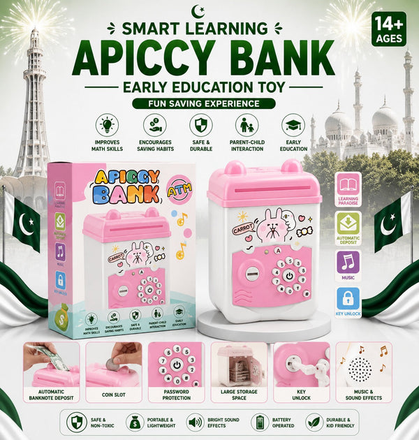 Kids Bank Colorful Saving Money Box | Coin Bank for Boys & Girls