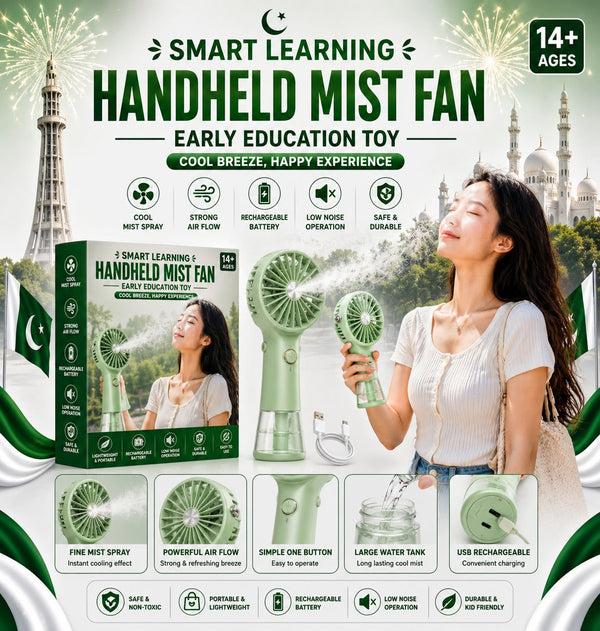 Rechargeable Fan with Mist