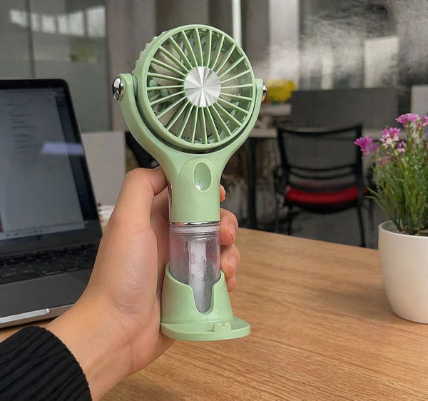Rechargeable Fan with Mist